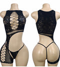 Black Rhinestone Two-Piece